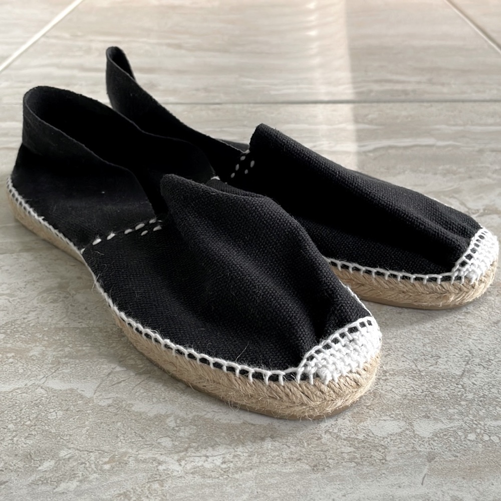 Espadrille loafer pull on shoe, 7